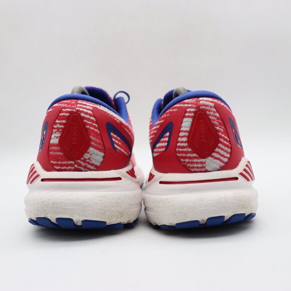 Brooks Adrenaline GTS 23 Men’s Size 10.5 Red Blue USA Flag Running Sneakers - Picture 5 of 10